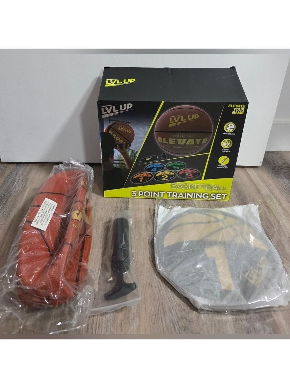 LVL UP Basketball Youth 3-Point Training Set - New In Box